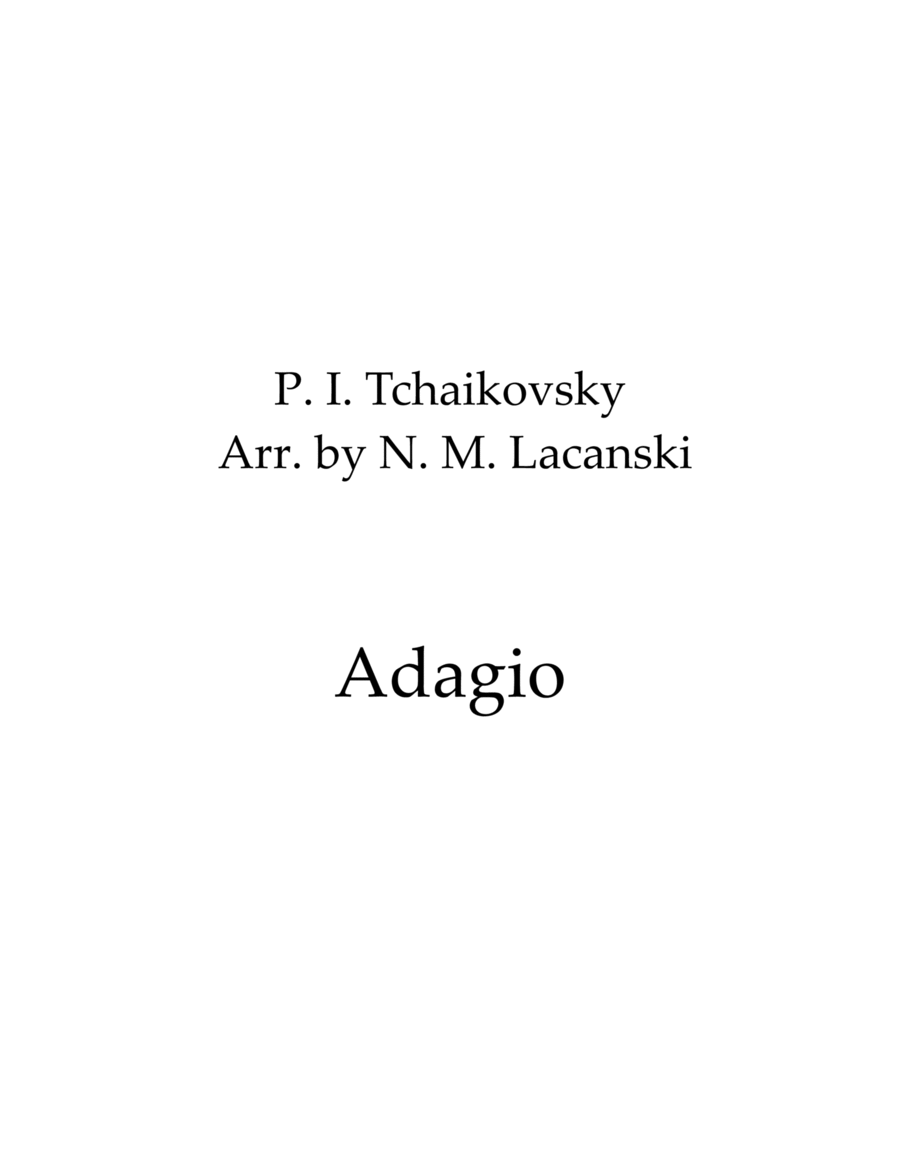 Adagio Adagio Woodwind Ensemble scores gallery preview page 1