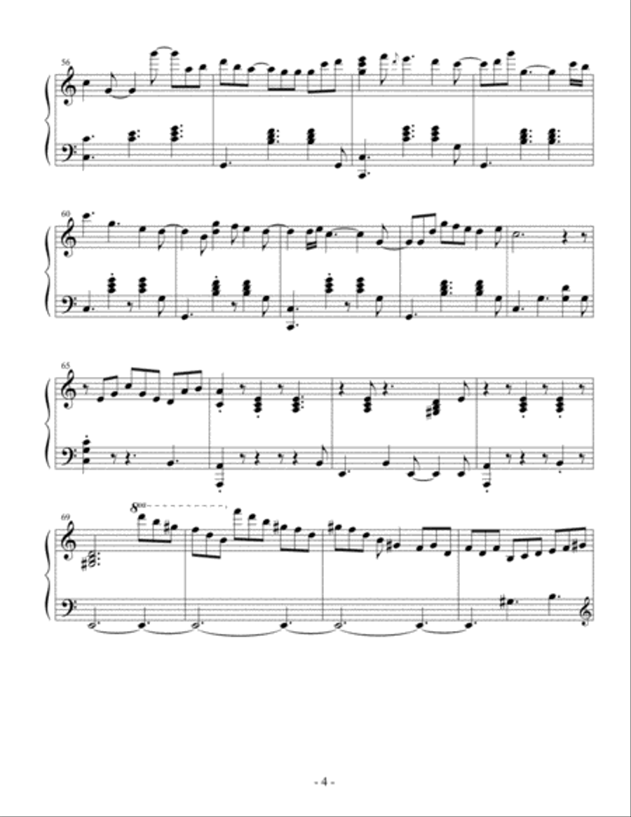 The Bohemian Piano Solo scores gallery preview page 4