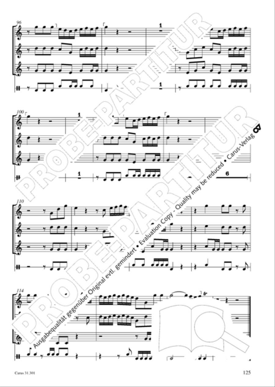 Bach for Brass 1: Cantatas I Voice scores gallery preview page 134