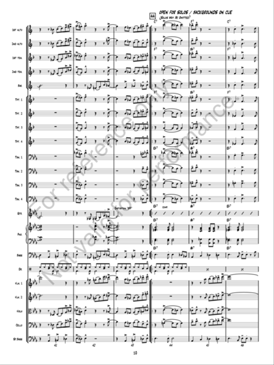 The Twelve Days of Christmas Jazz Ensemble scores gallery preview page 9