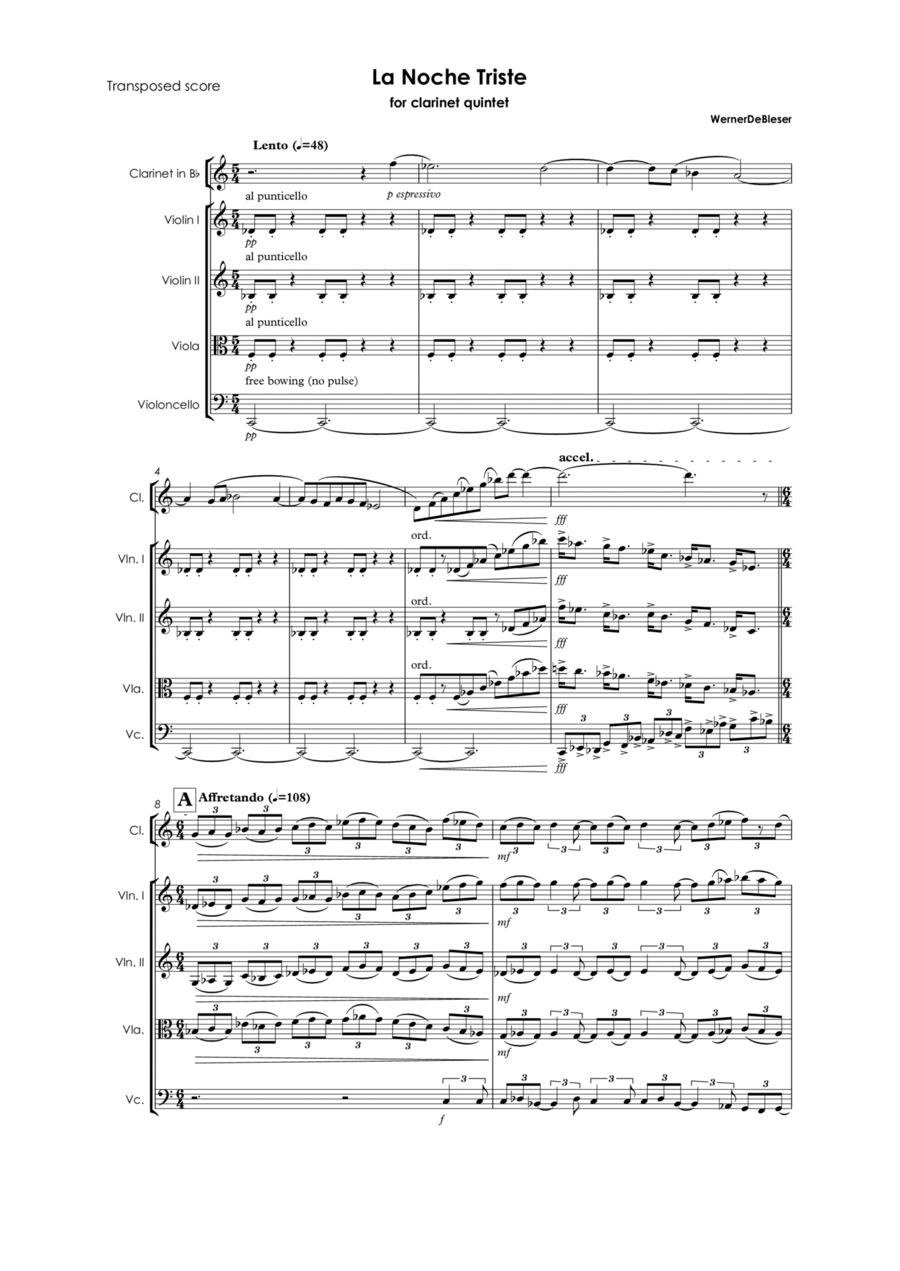 La Noche Triste La Noche Triste School and Community scores gallery preview page 1
