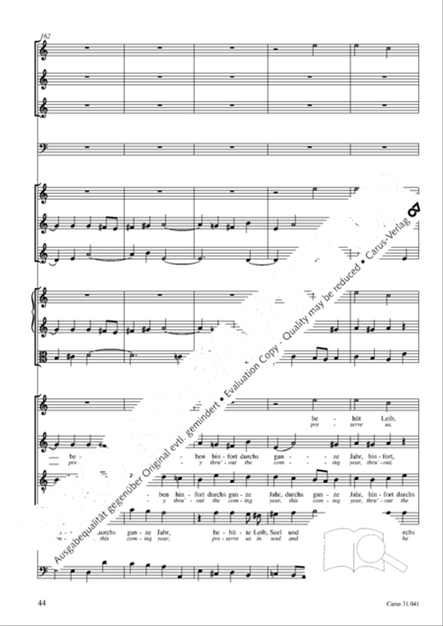 O Lord, we come to praise thee 4-Part scores gallery preview page 45