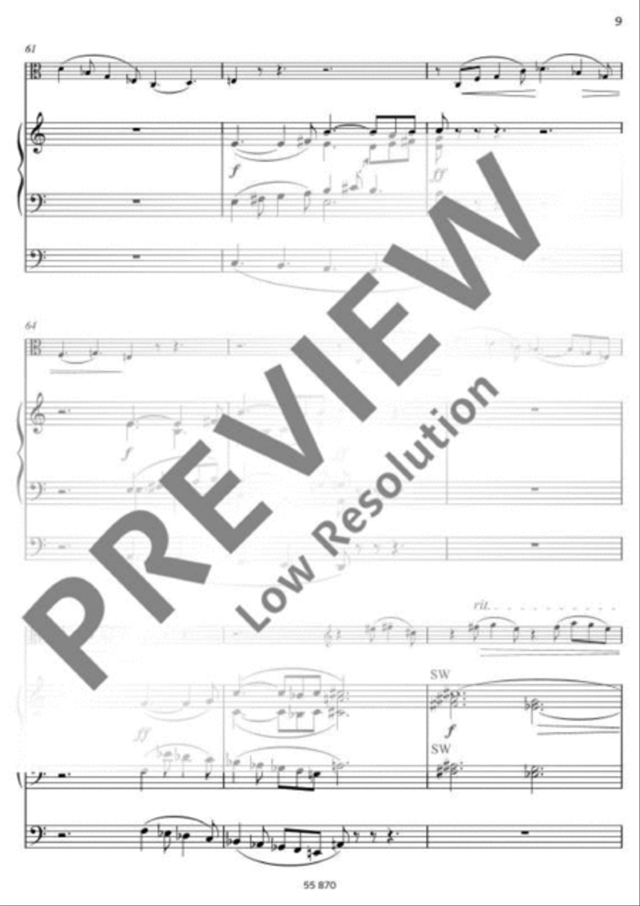 Trauermusik Trauermusik Viola scores gallery preview page 10