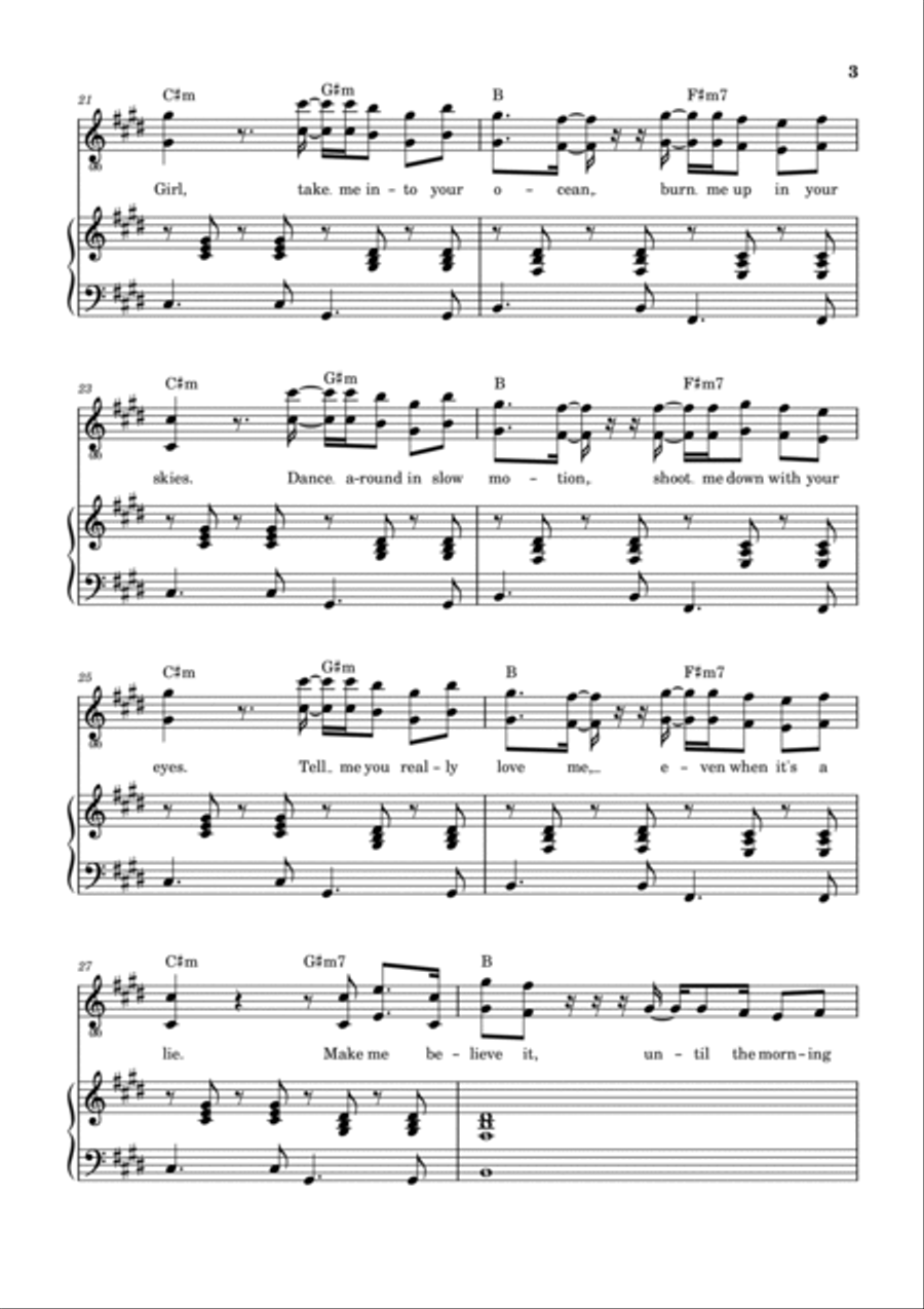 Until The Morning Light Until The Morning Light Piano, Vocal, Guitar scores gallery preview page 4