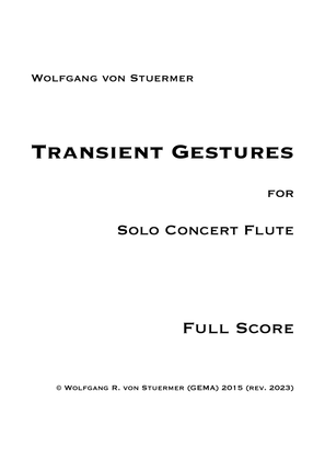 Transient Gestures [A4] (for solo flute, A4 print format)