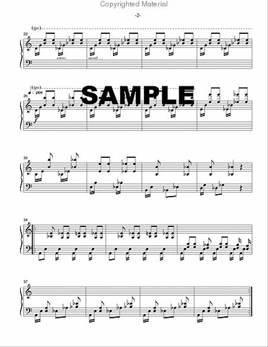 The Hunted Percussion Ensemble scores gallery preview page 3