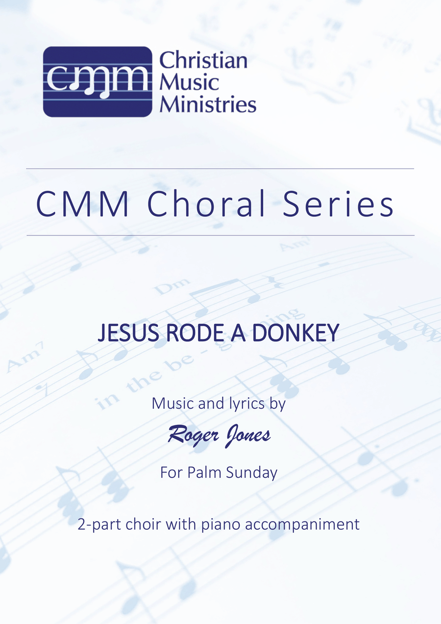 Jesus rode a donkey into town Choir scores gallery preview page 1
