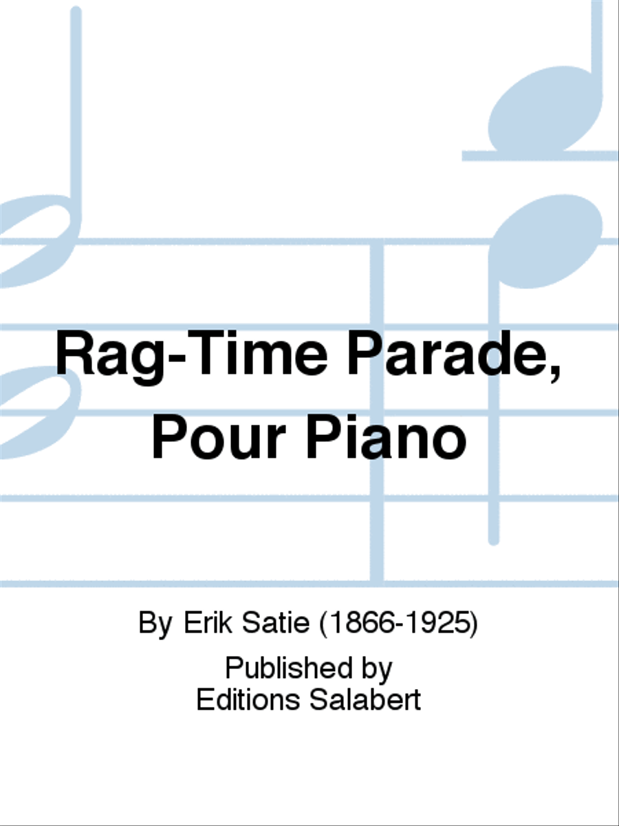 Rag-Time Parade, Pour Piano Piano Solo scores gallery preview page 1