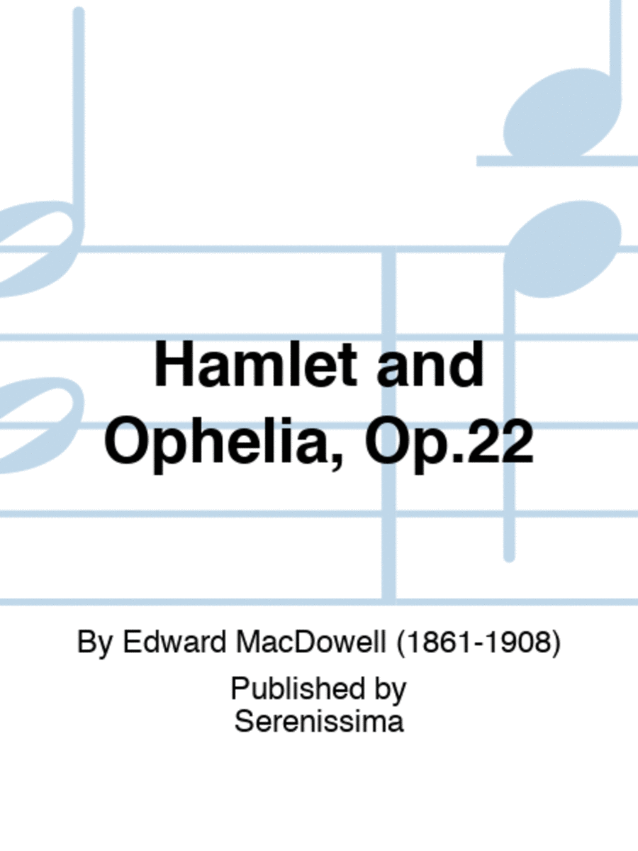Hamlet and Ophelia, Op.22 Score scores gallery preview page 1
