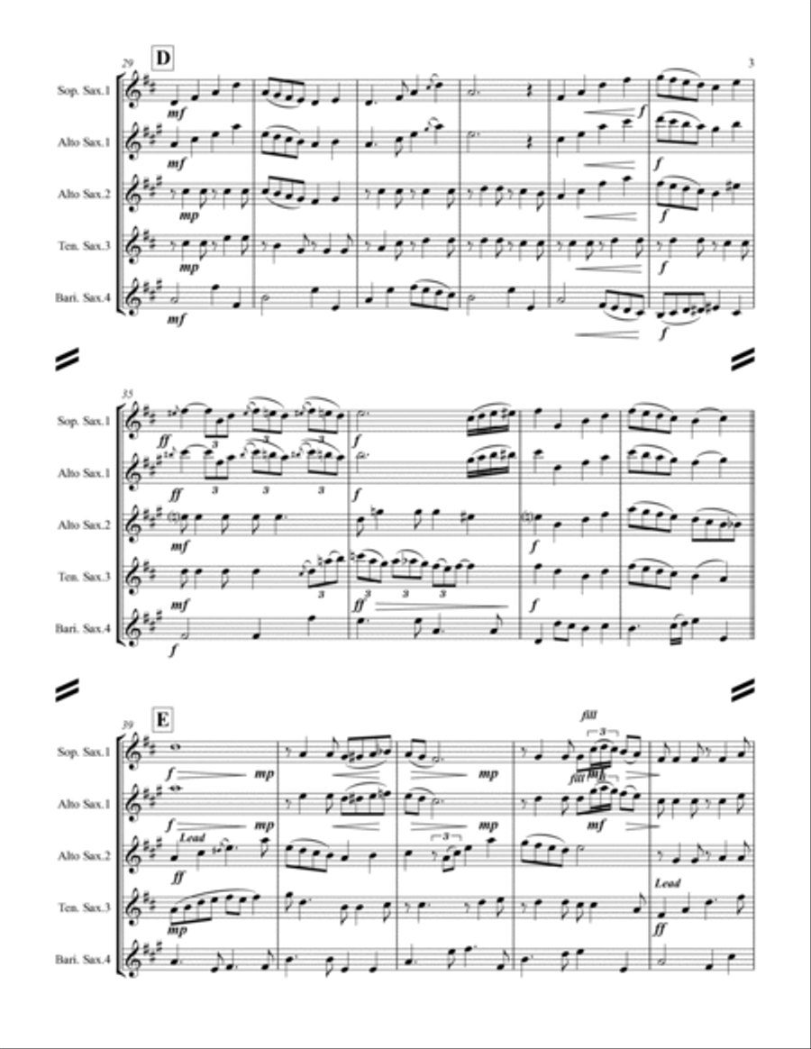 Have Yourself A Merry Little Christmas from MEET ME IN ST. LOUIS Saxophone Quartet scores gallery preview page 4