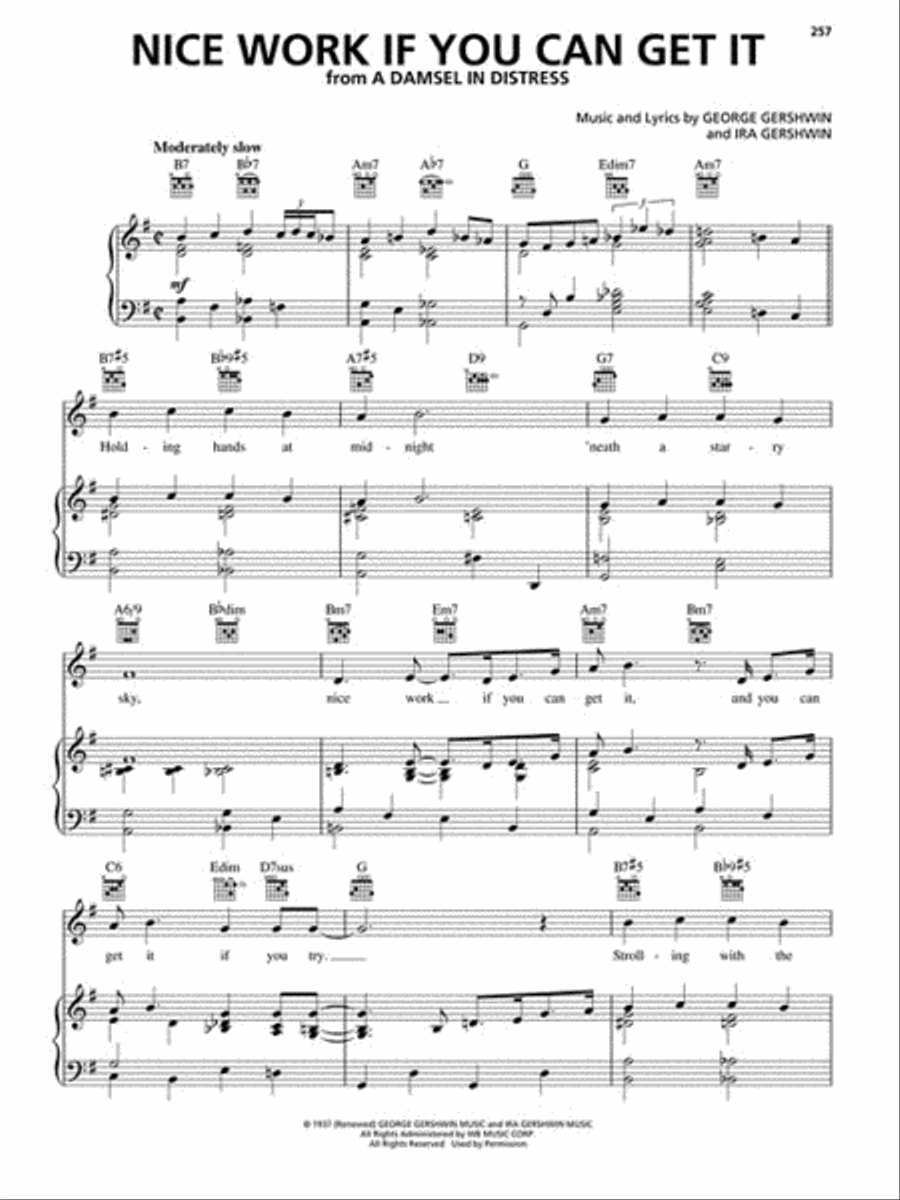 The Great American Songbook – Jazz Piano, Vocal, Guitar scores gallery preview page 4