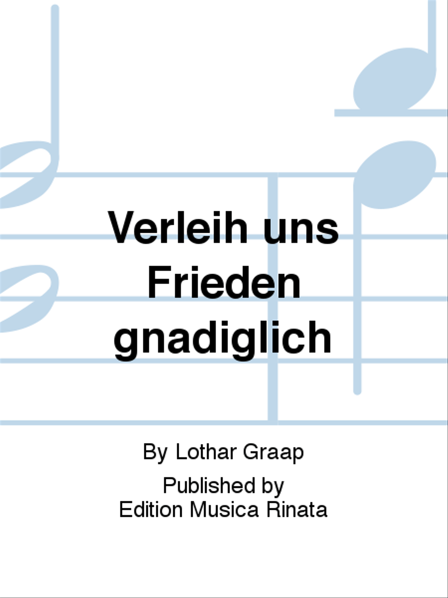 Verleih uns Frieden gnadiglich 4-Part scores gallery preview page 1