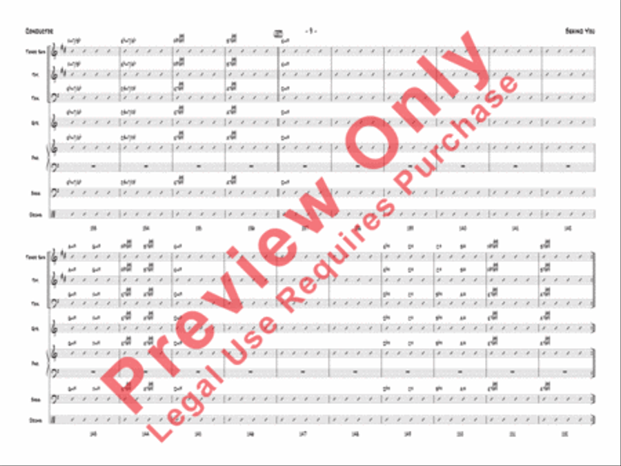 Behind You Jazz Ensemble scores gallery preview page 10