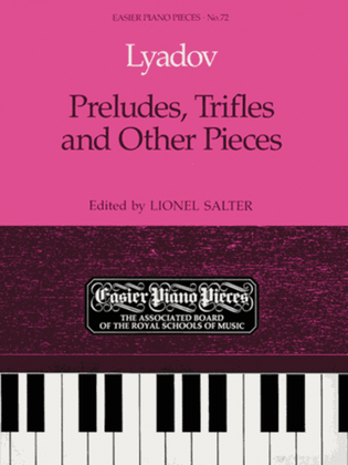 Book cover for Preludes, Trifles and Other Pieces