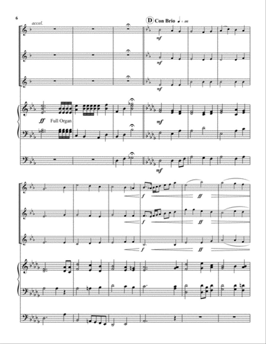 It Is Well With My Soul Brass Duet scores gallery preview page 6