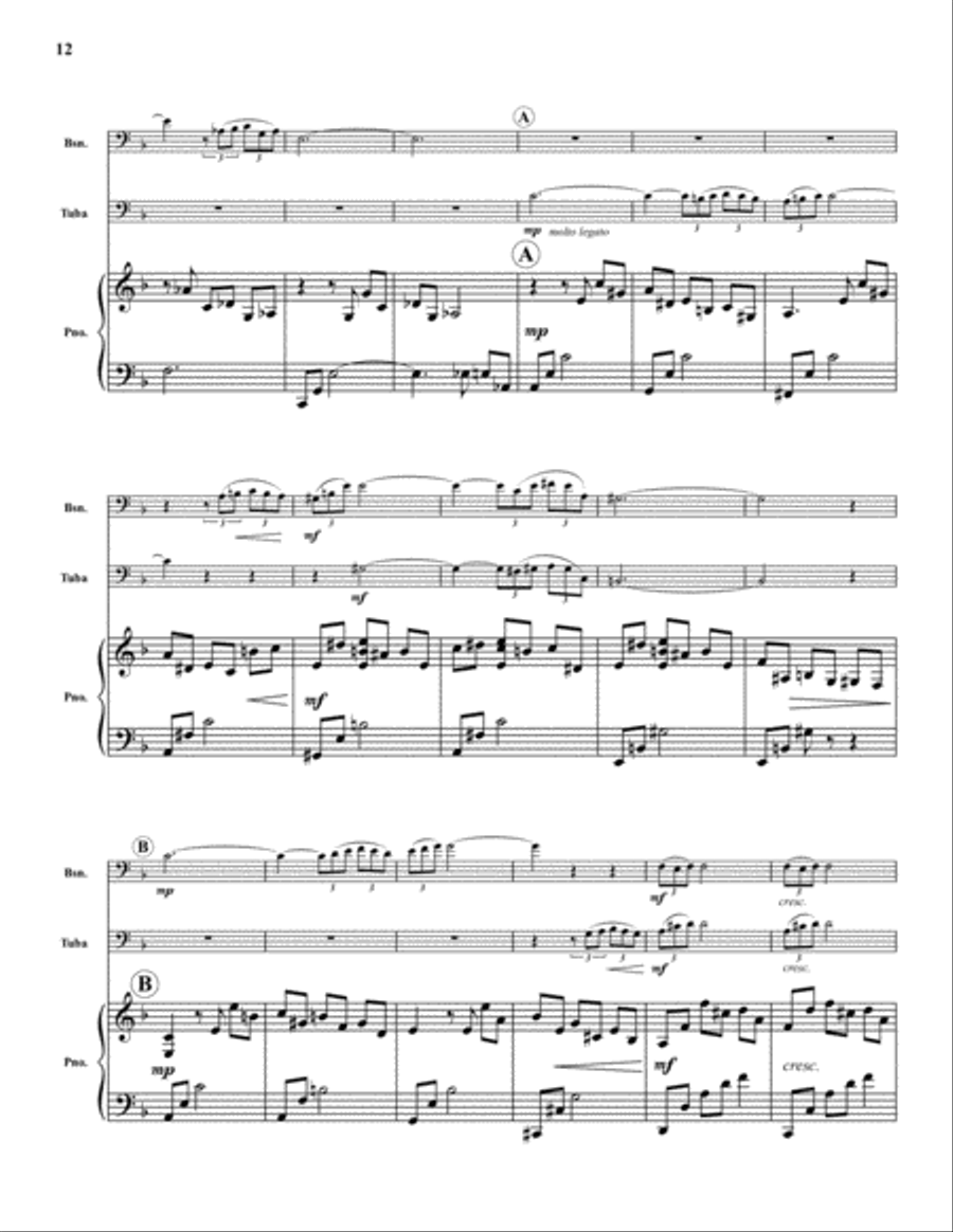 Conversations Bassoon scores gallery preview page 6