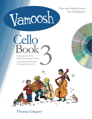 Book cover for Vamoosh Cello Book 3