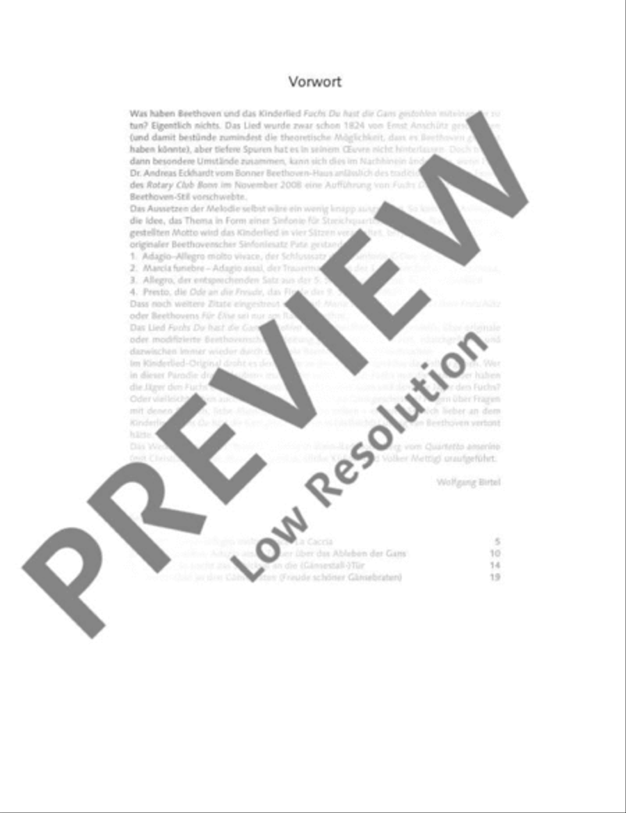Fox, you've stolen the goose String Quartet scores gallery preview page 3