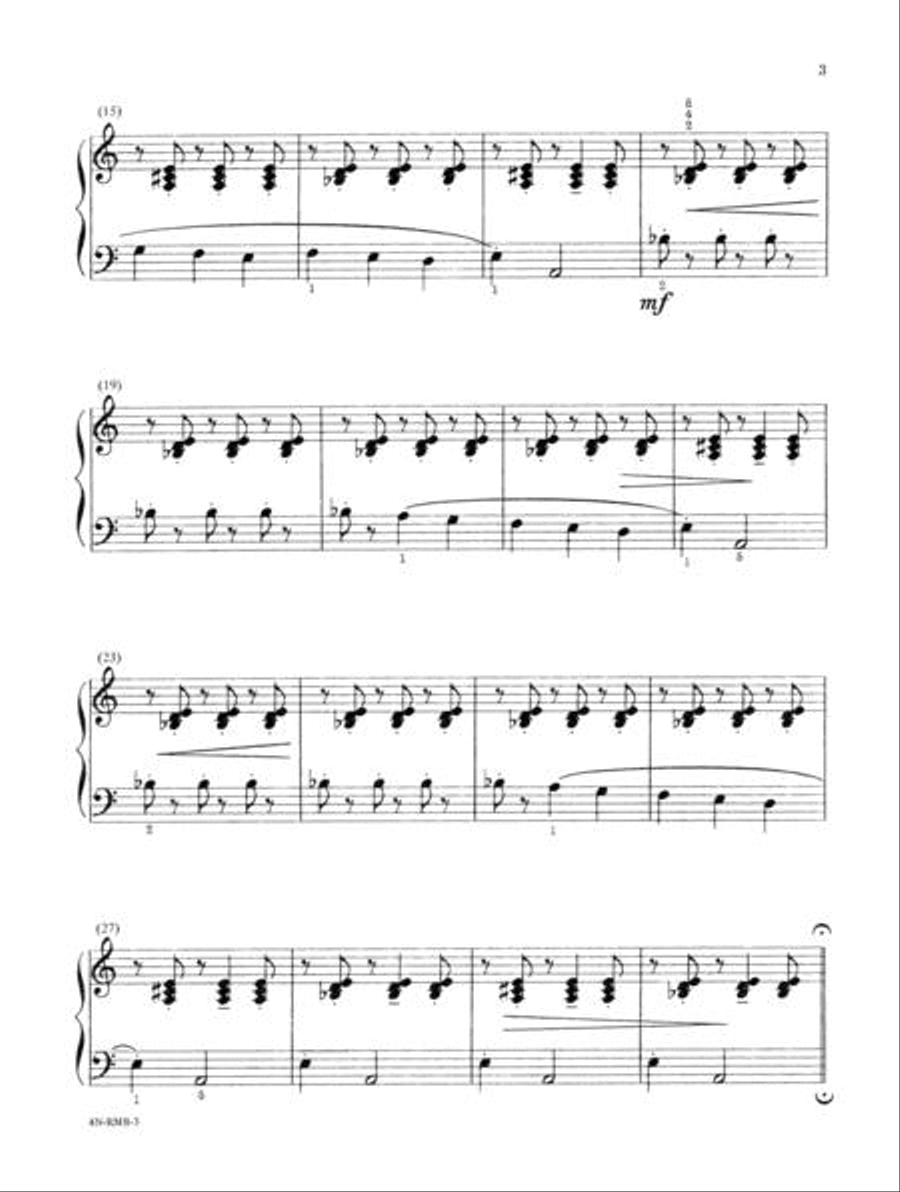 Ride of the Masked Bandito Piano Solo scores gallery preview page 3
