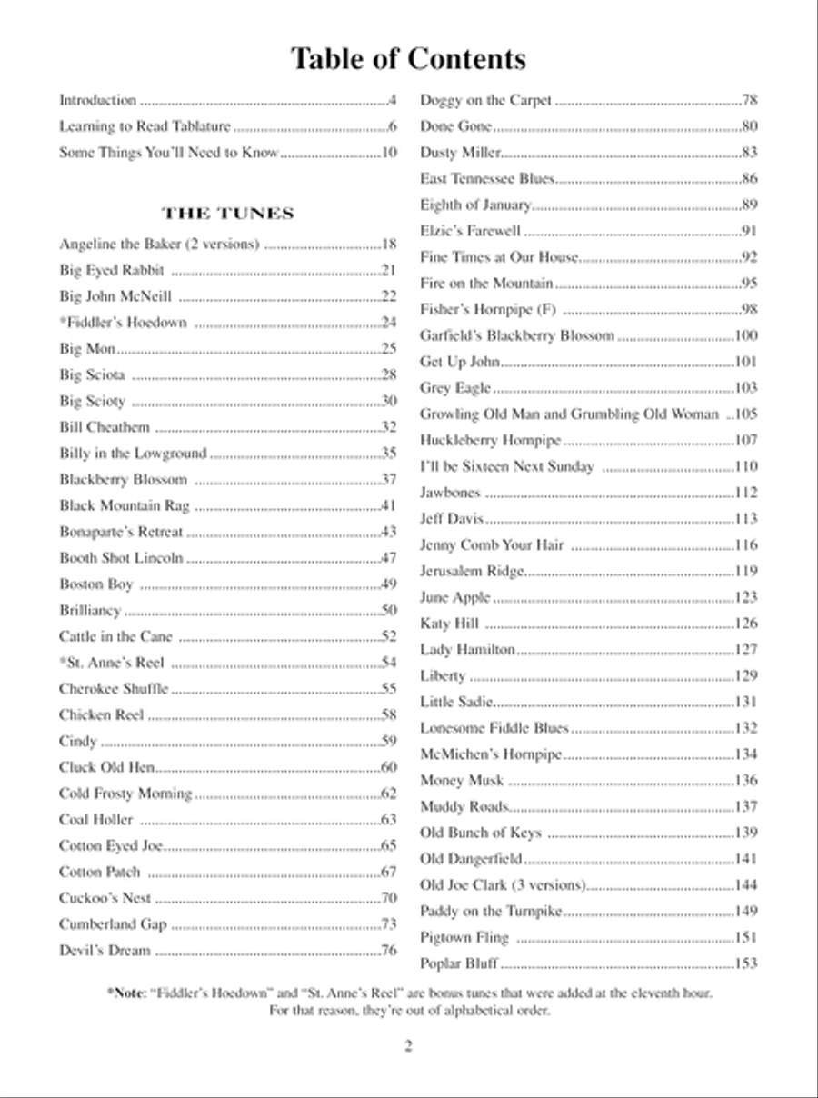 Tony Trischka Master Collection of Fiddle Tunes for Banjo Banjo scores gallery preview page 4