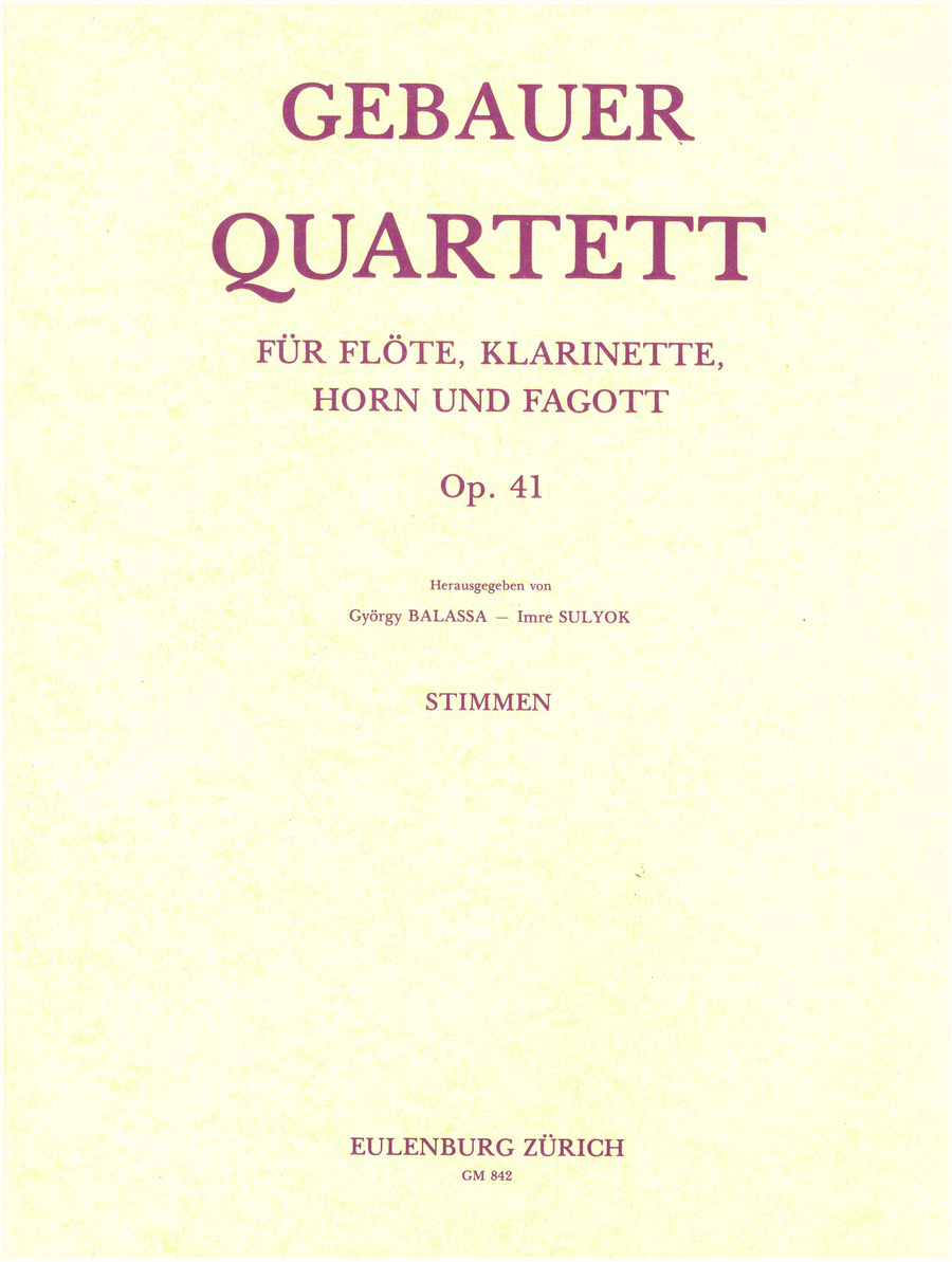 Quartet, Op. 41