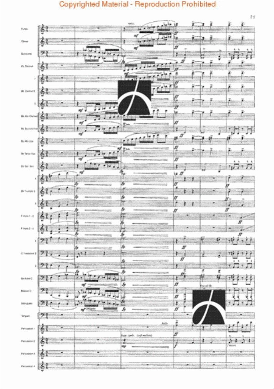 Spartacus Concert Band scores gallery preview page 20