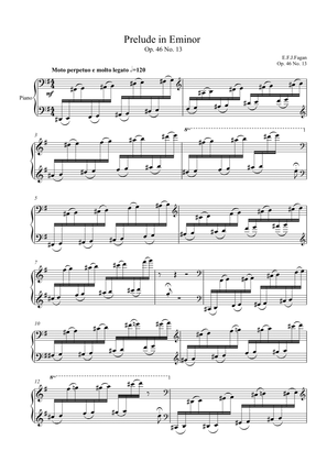 Prelude in E minor Op. 46 No. 13