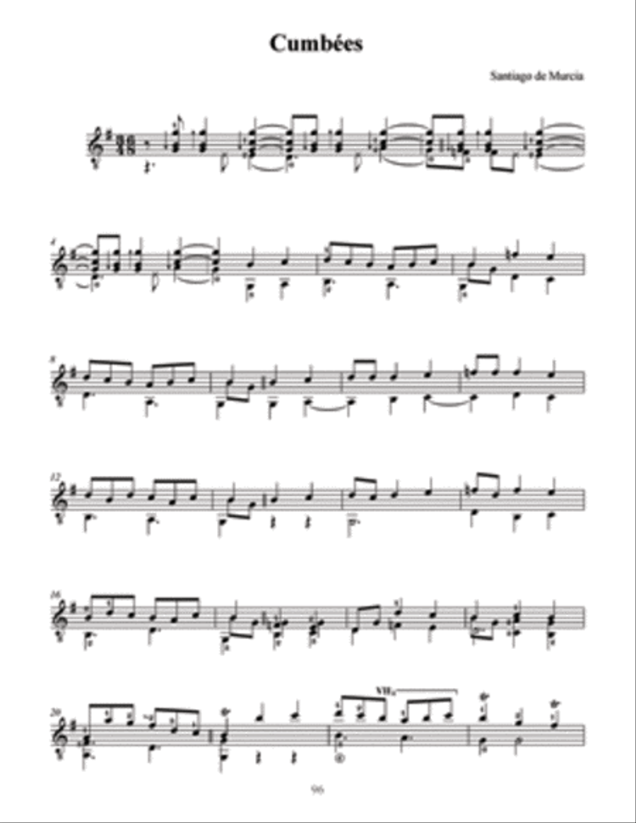 The Baroque Guitar in Spain and The New World Acoustic Guitar scores gallery preview page 6