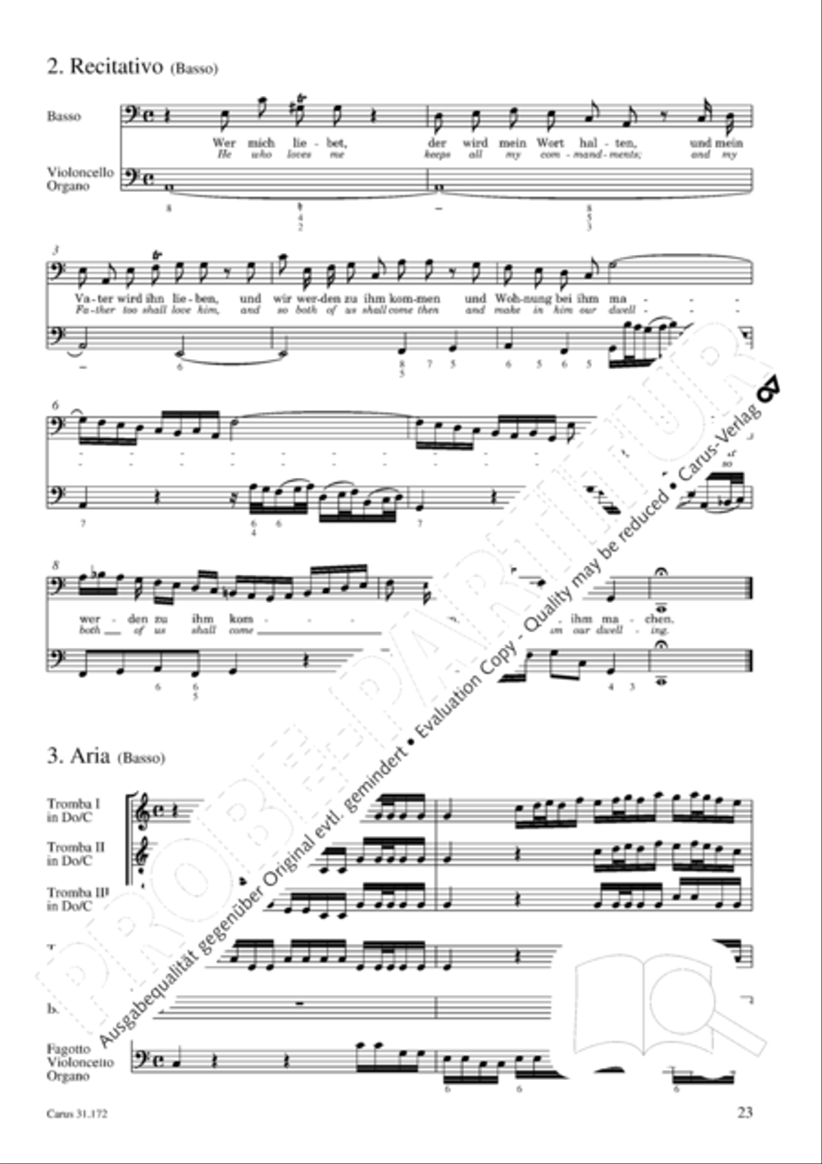 Sound forth, now with singing (Erschallet, ihr Lieder) 4-Part scores gallery preview page 22
