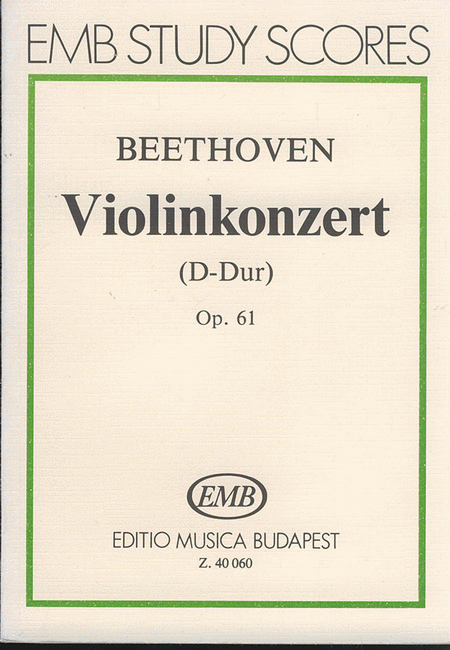 Violinkonzert D-Dur op. 61