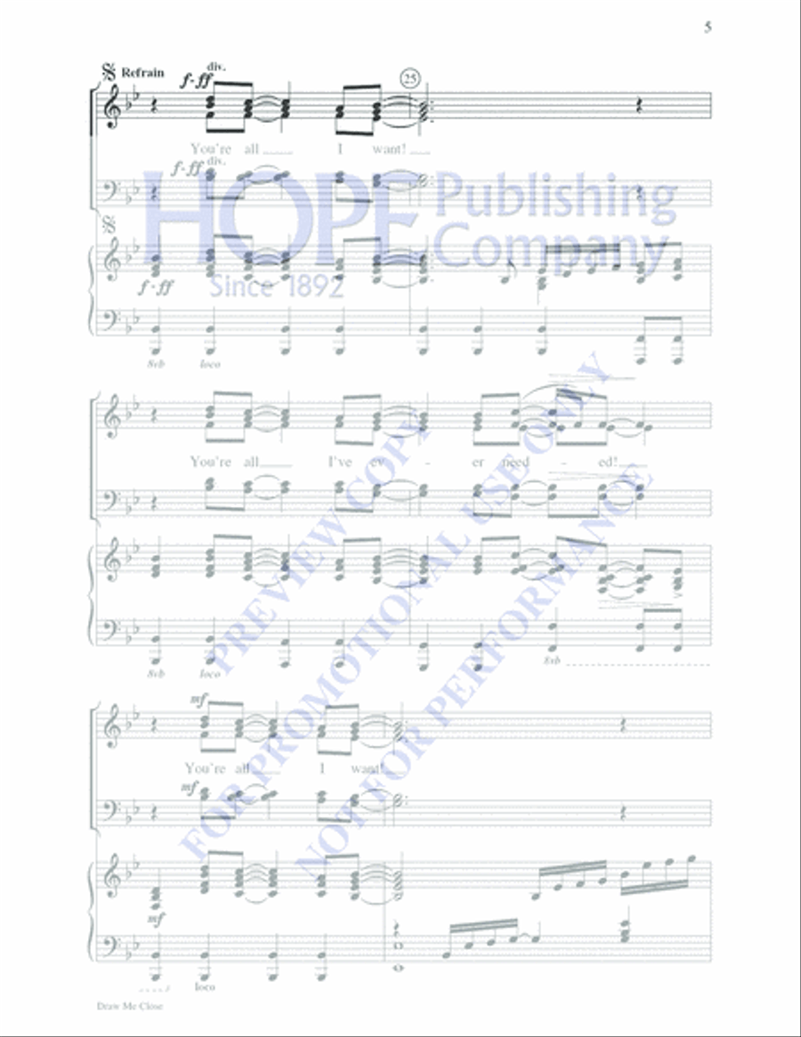 Draw Me Close 4-Part scores gallery preview page 5