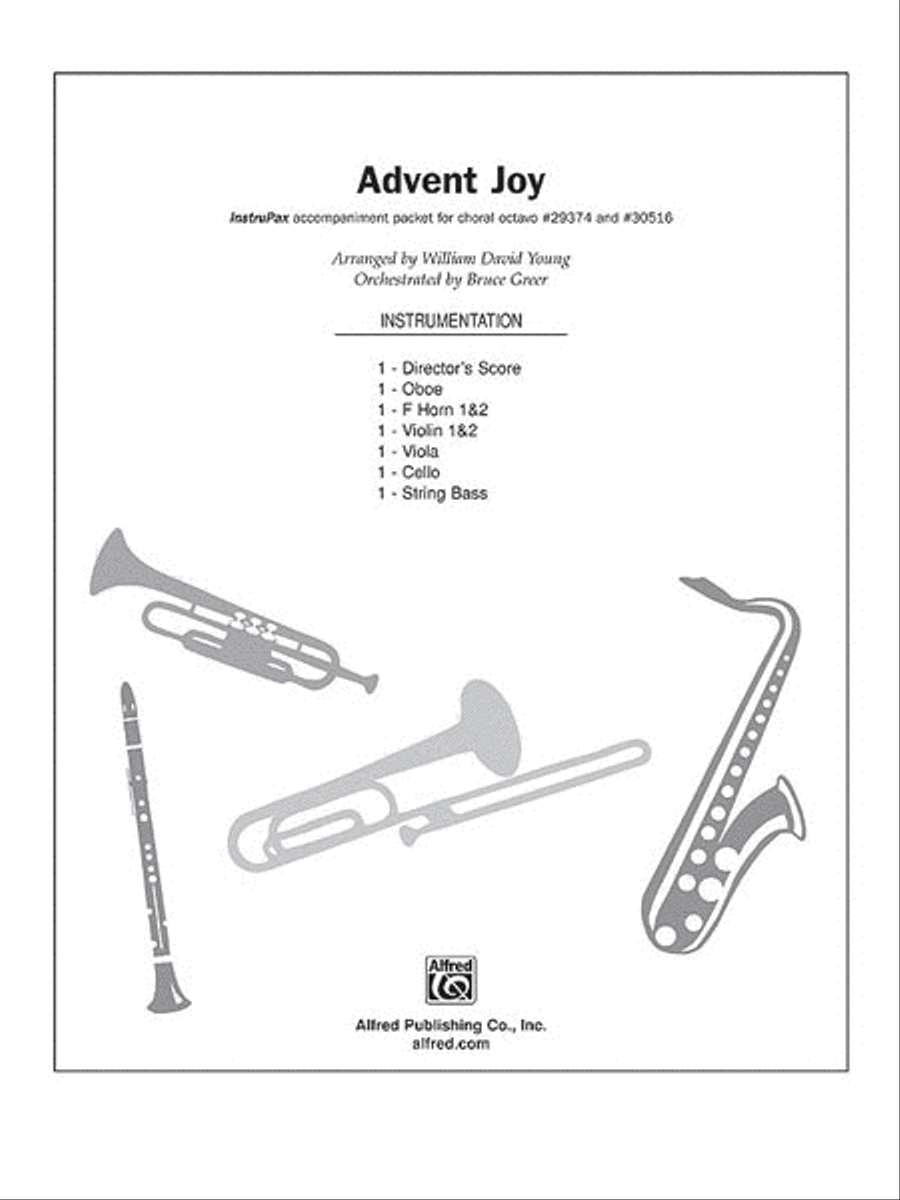 Advent Joy Advent Joy Choir scores gallery preview page 1