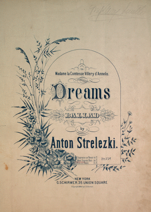 Book cover for Dreams. Ballad