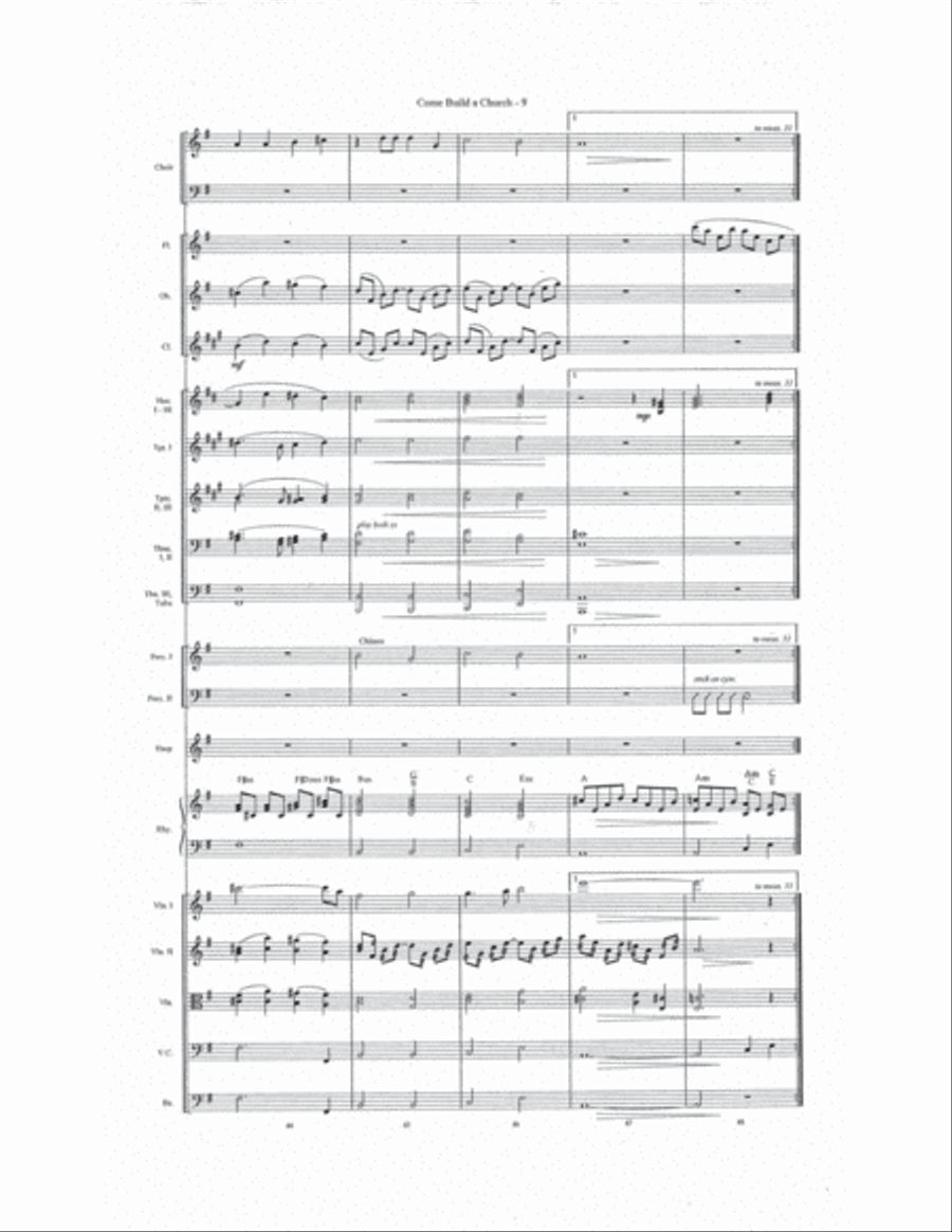 Come Build a Church Choir scores gallery preview page 10