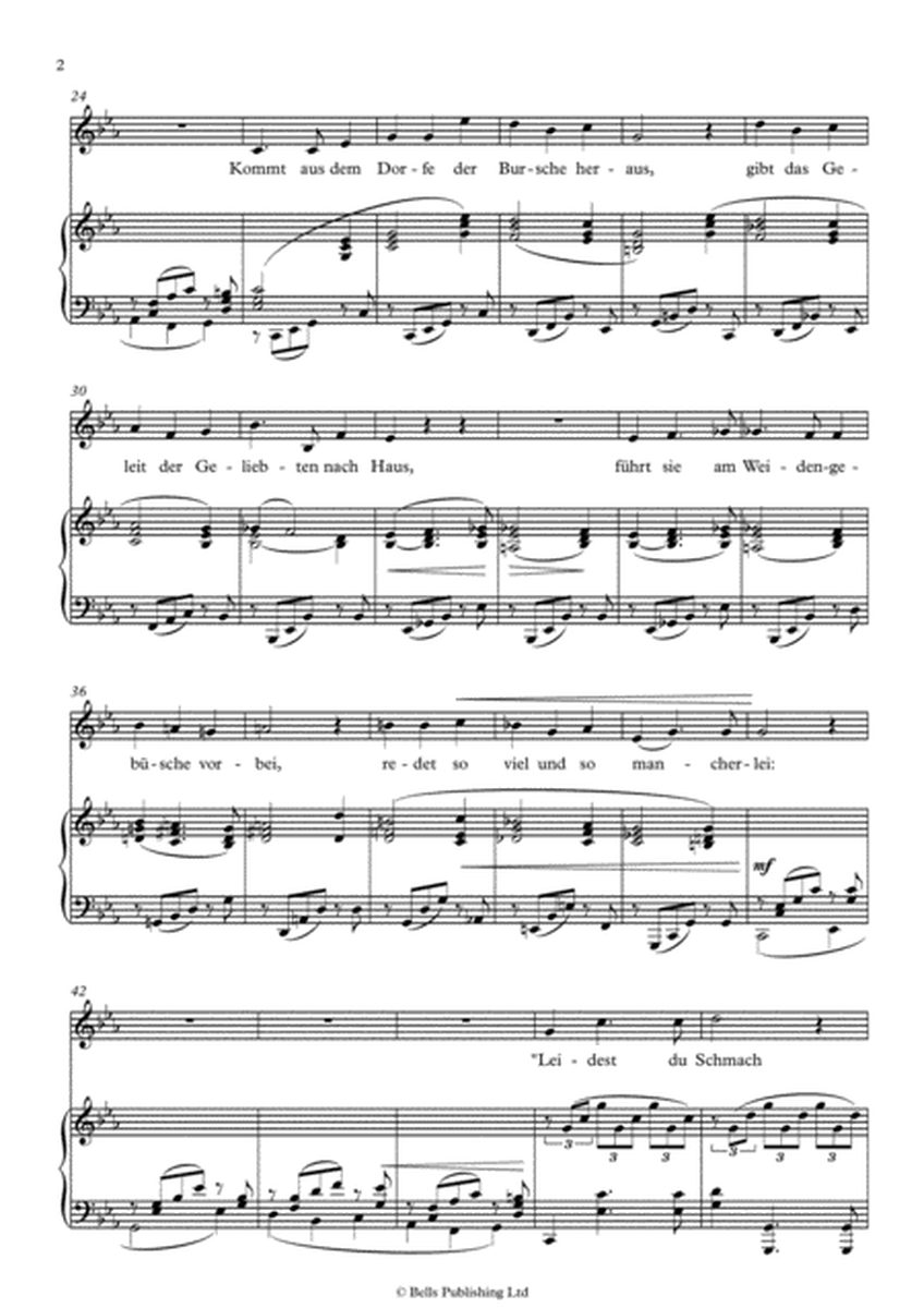 Von ewiger Liebe, Op. 43 No. 1 (C minor)