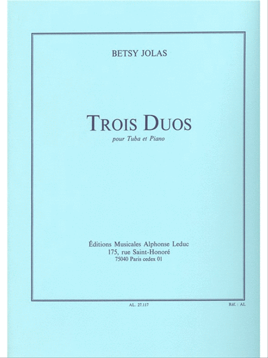 3 Duos (tuba & Piano) Brass Duet scores gallery preview page 1