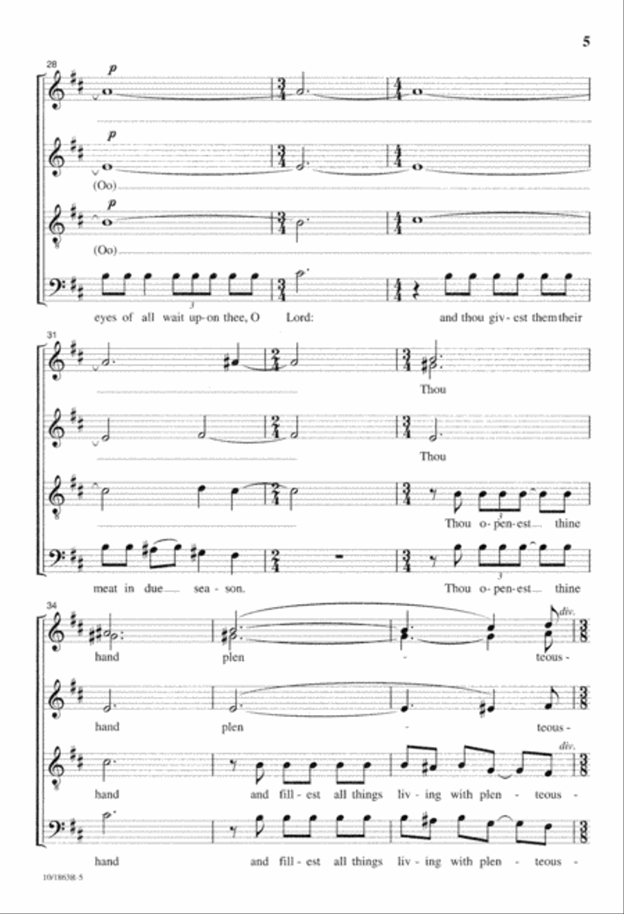 Ah, Dearest Jesu Holy Child Divisi scores gallery preview page 5