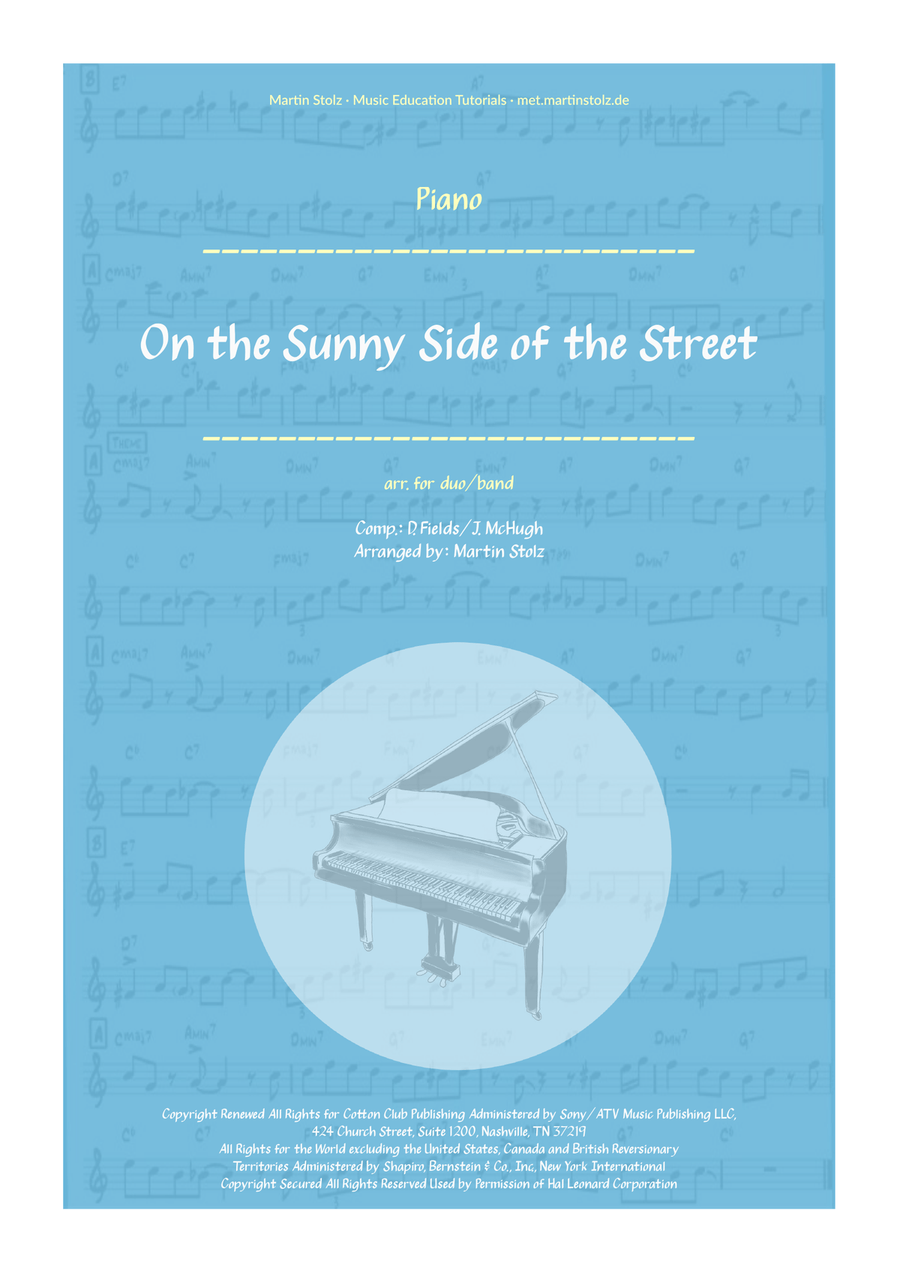 On The Sunny Side Of The Street B-Flat Clarinet scores gallery preview page 4