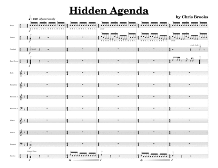Hidden Agenda w/Tutor Tracks