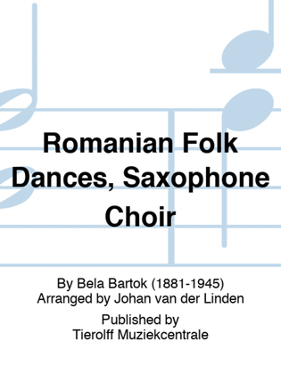 Romanian Folk Dances, Saxophone ensemble