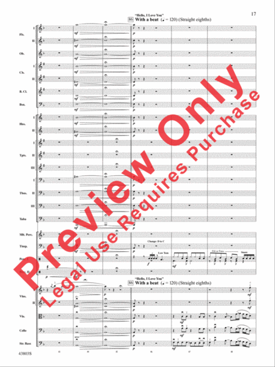 The Doors on Tour The Doors on Tour Full Orchestra scores gallery preview page 18