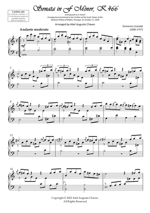 Book cover for Sonata in F Minor, K.466
