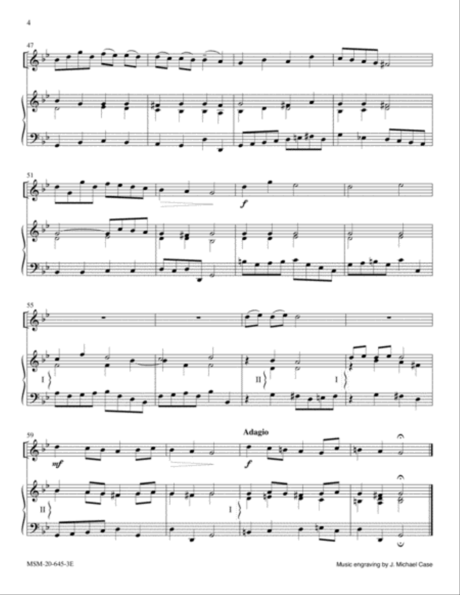 Gavotte Clarinet scores gallery preview page 4