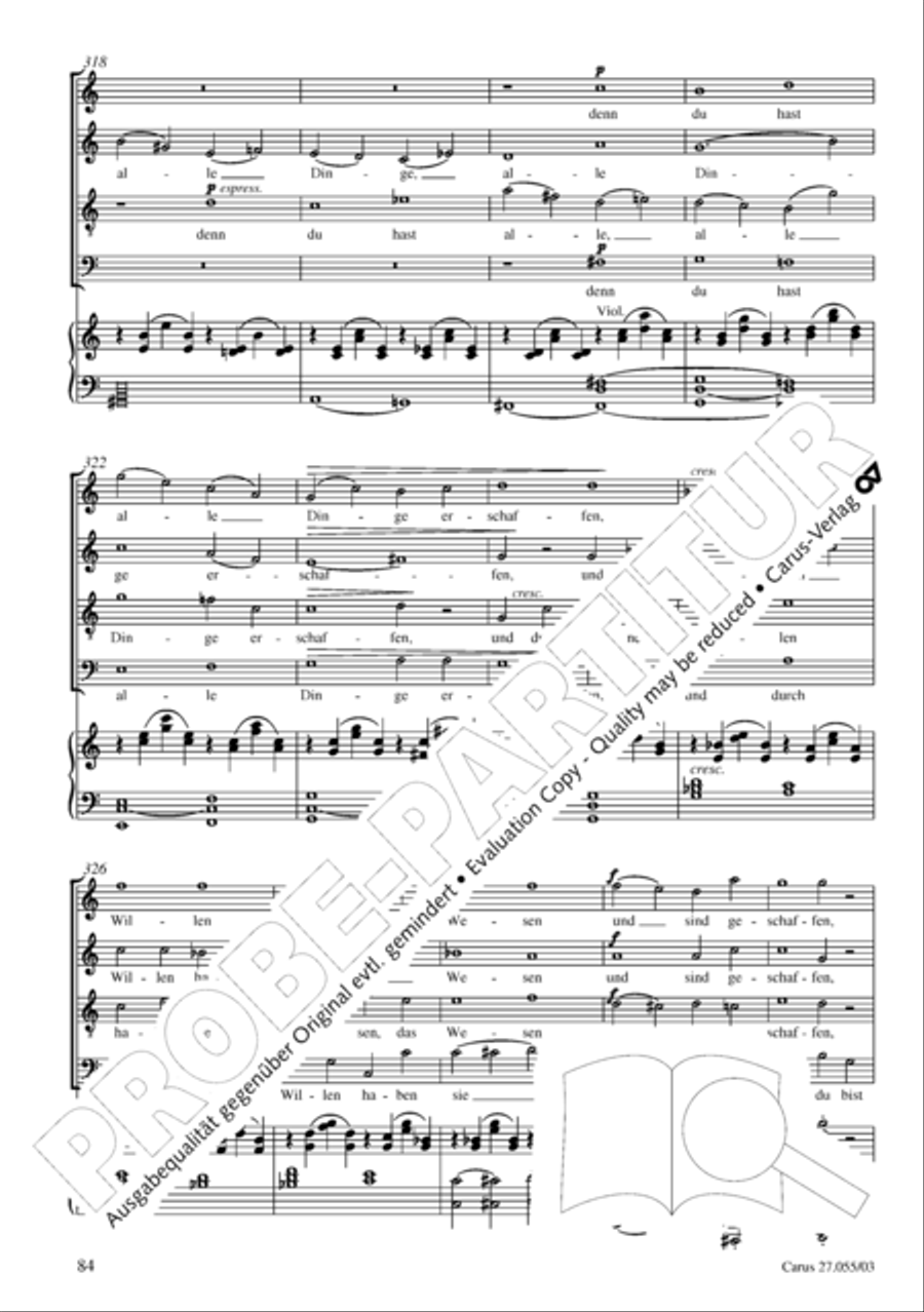 Ein Deutsches Requiem (German Requiem) 4-Part scores gallery preview page 87