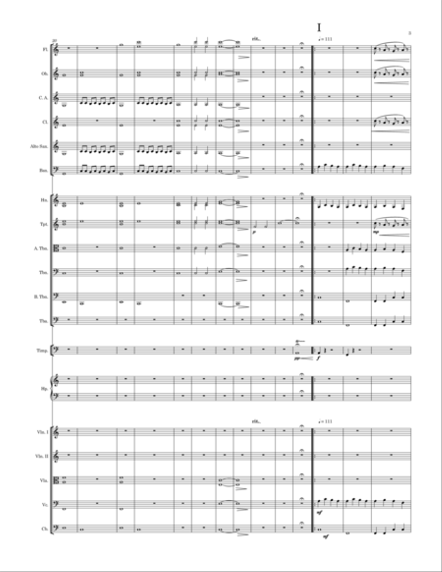 SNOWFALL Full Orchestra scores gallery preview page 3