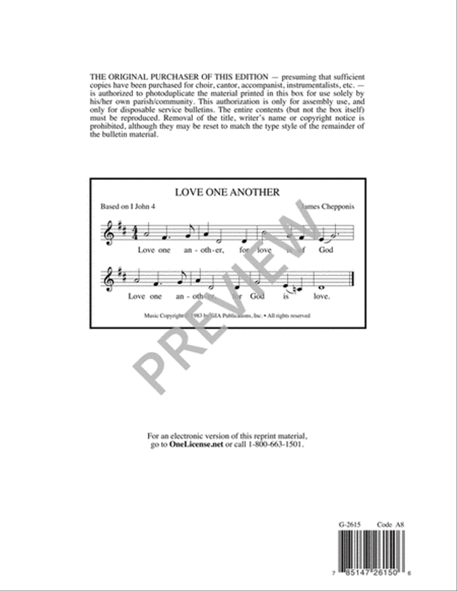 Love One Another Love One Another Unison Choir scores gallery preview page 13