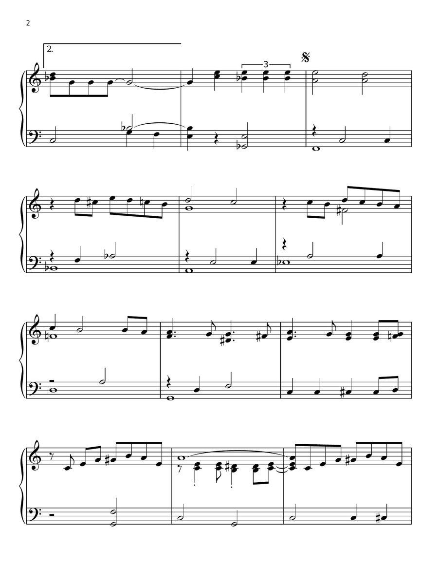 Cocktails For Two Cocktails For Two Easy Piano scores gallery preview page 2