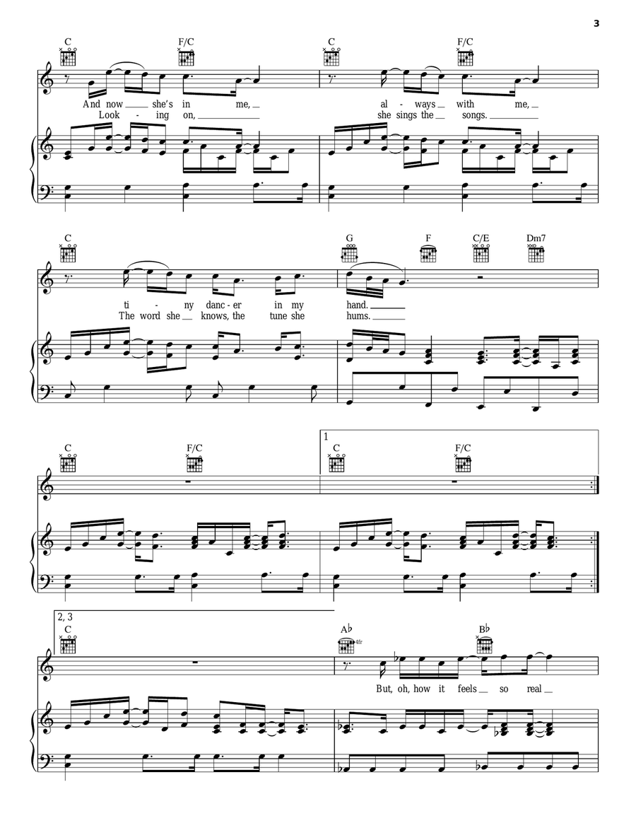 Tiny Dancer Acoustic Guitar scores gallery preview page 3