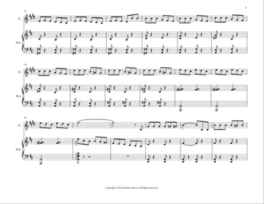 My Name Is John Wellington Wells Woodwind Duet scores gallery preview page 3