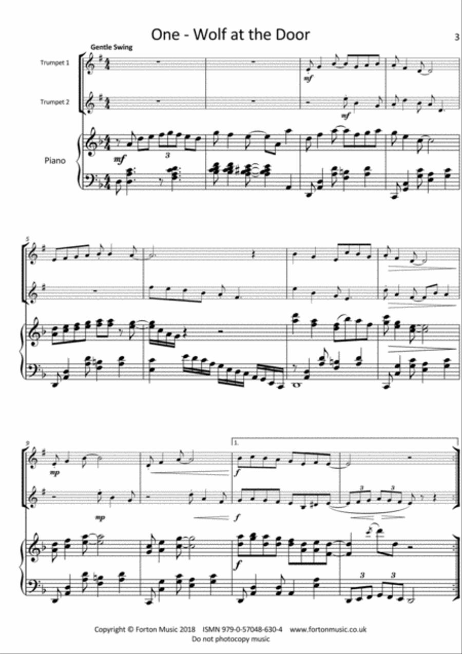 Big Bad Wolf Volume 2 Big Bad Wolf Volume 2 Score and Part scores gallery preview page 2